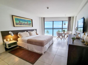 Flat Frente Mar c Limpeza Diária | R608